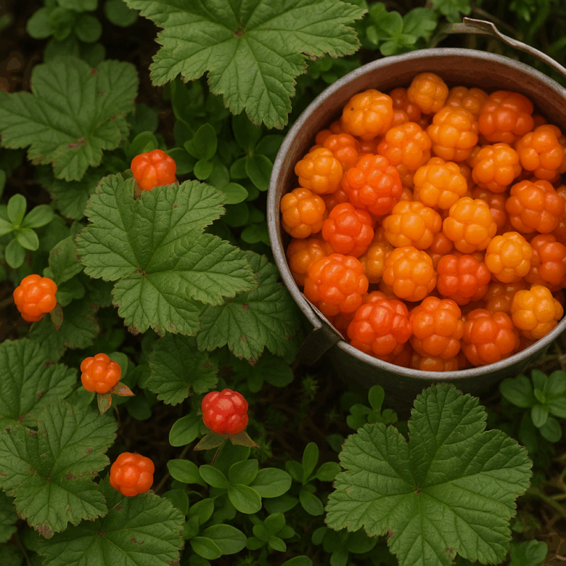 Plaquebière (Rubus chamaemorus) Graines