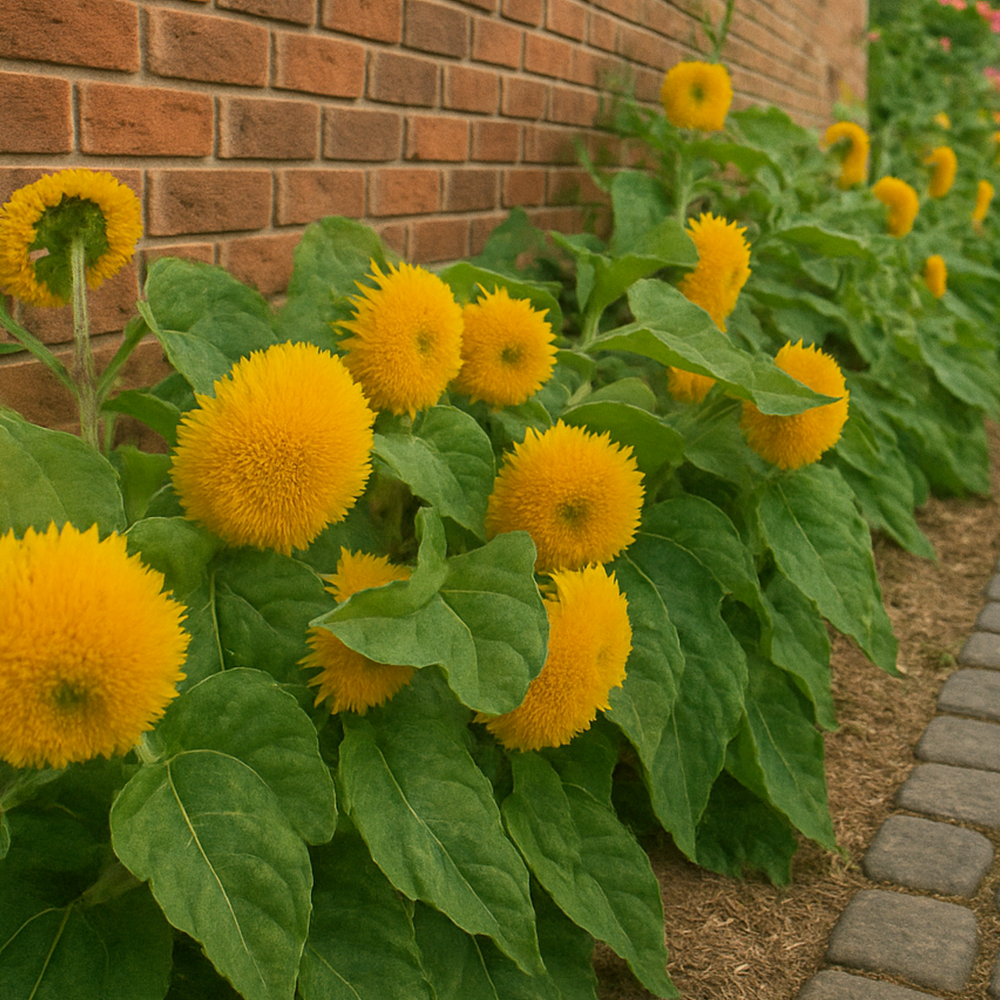 Tournesol 'Teddy Bear' (Variété naine) Graines