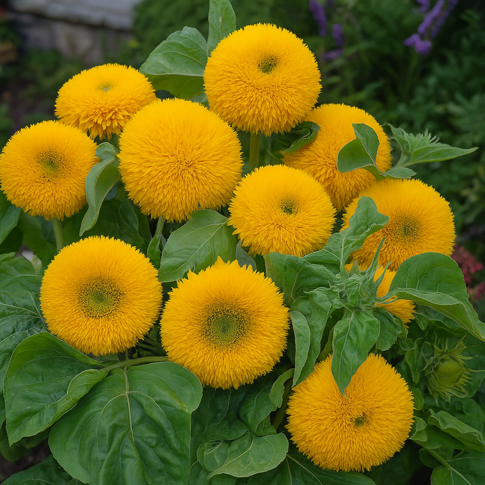 Tournesol 'Teddy Bear' (Variété naine) Graines – Image 2