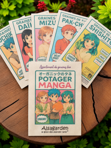 Assortiment Potager Manga (5 Variétés de graines BIO)