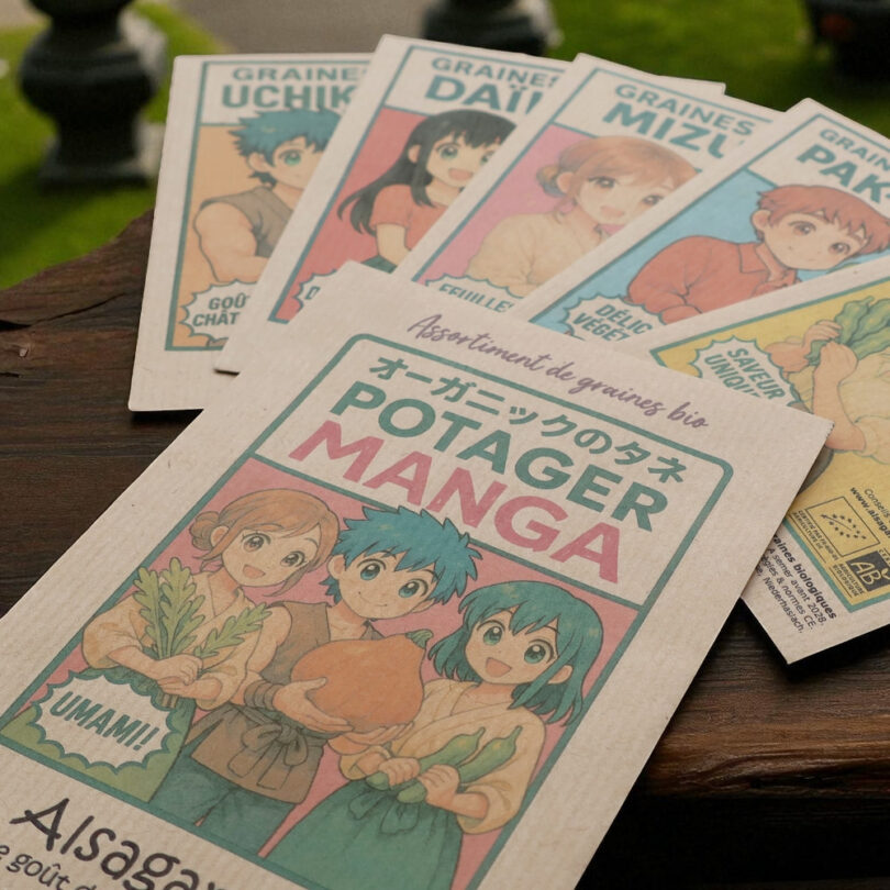 Assortiment Potager Manga (5 Variétés de graines BIO) – Image 3