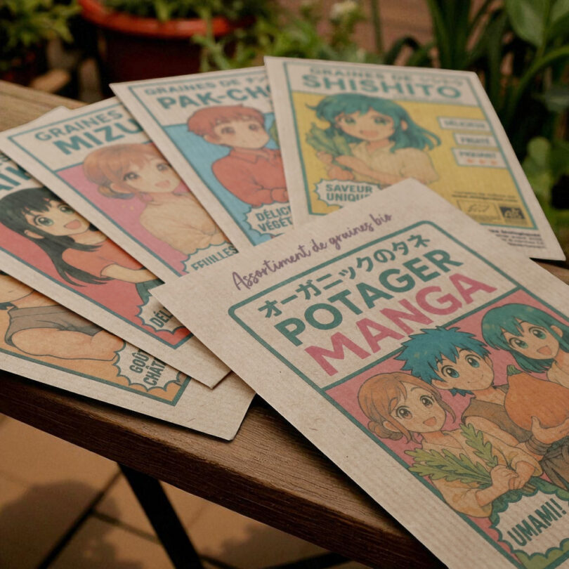 Assortiment Potager Manga (5 Variétés de graines BIO) – Image 2