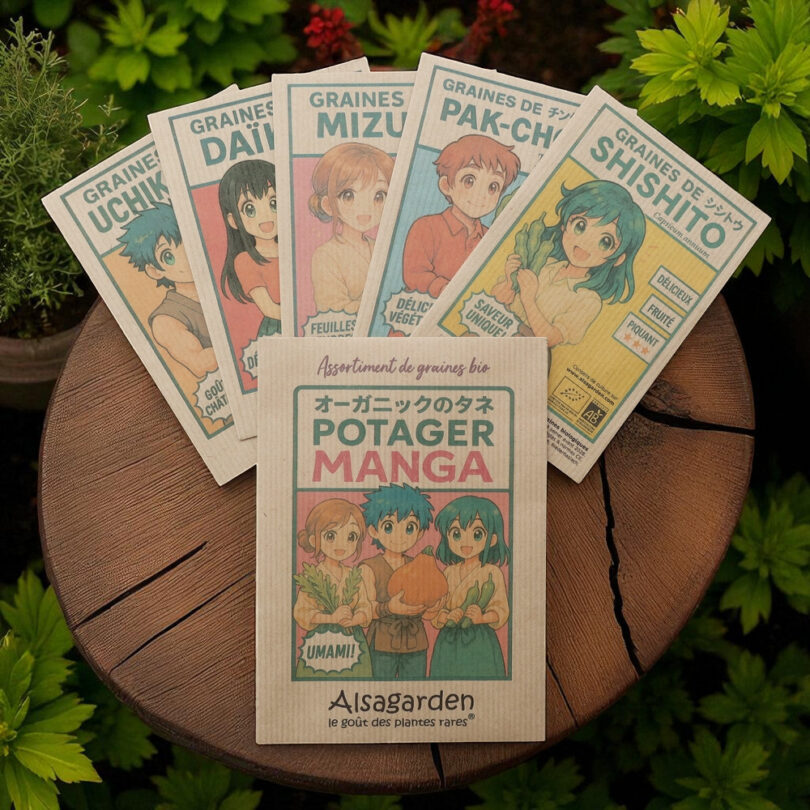 Assortiment Potager Manga (5 Variétés de graines BIO)