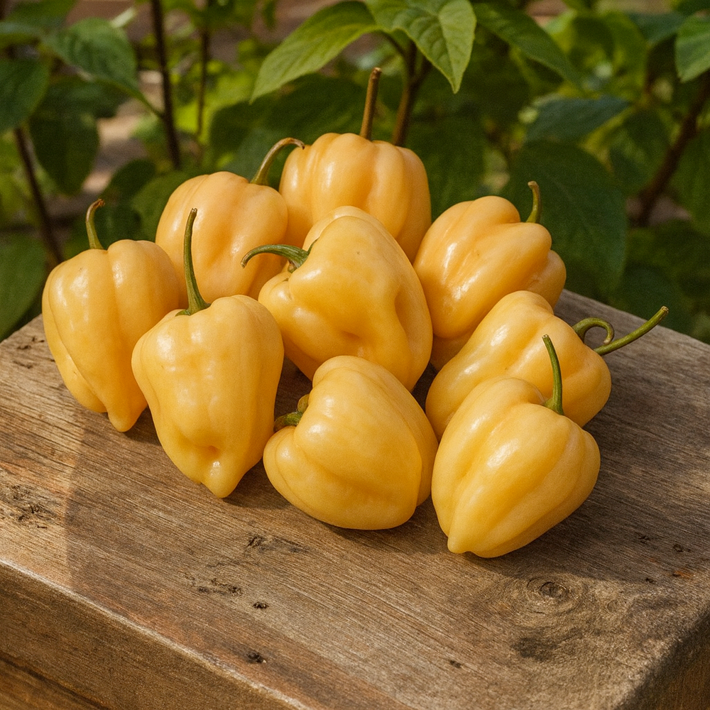 Piment 'Habanero Peach' (Variété rare) Graines – Image 3