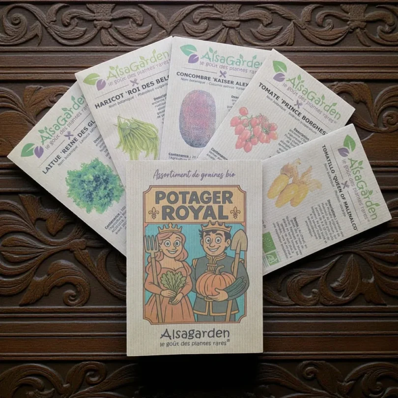 Assortiment Potager Royal (5 Variétés de graines BIO)