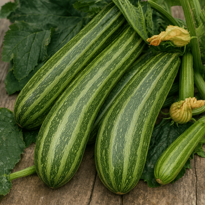 Courgette ‘Cocozelle de Tripolis’ (Variété ancienne) Graines