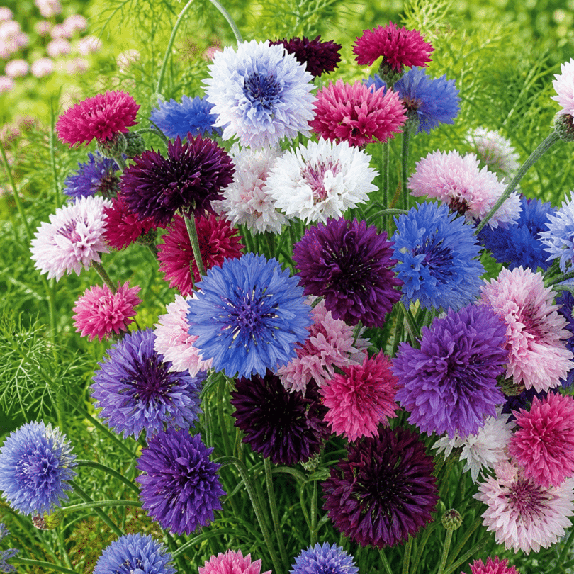 Bleuet à fleurs doubles (en mélange) Graines