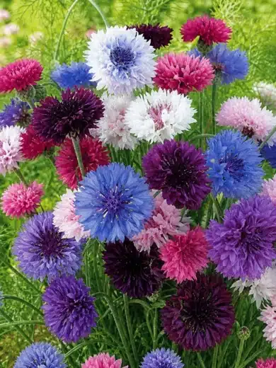 Bleuet à fleurs doubles (en mélange) Graines