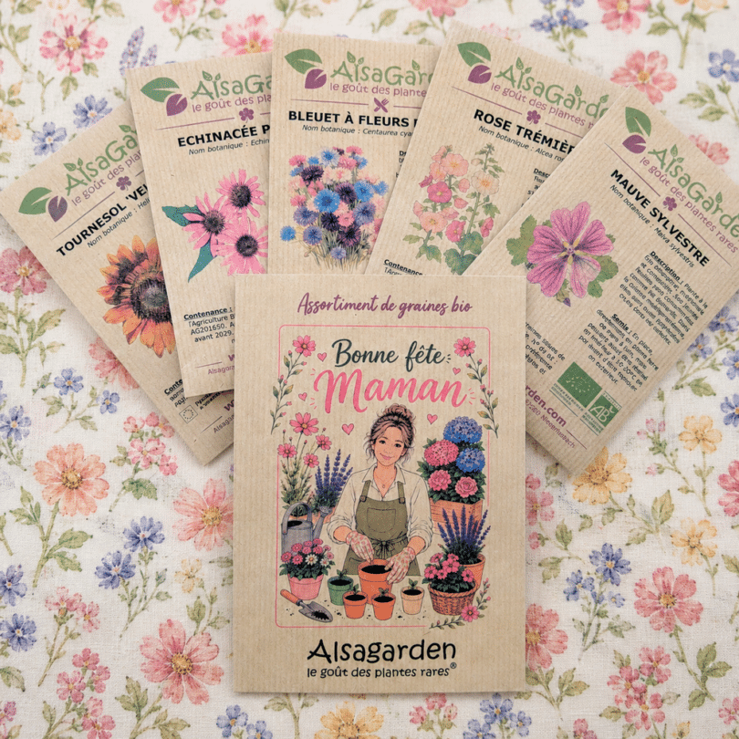 Assortiment Bonne fête Maman (5 Variétés de graines BIO)