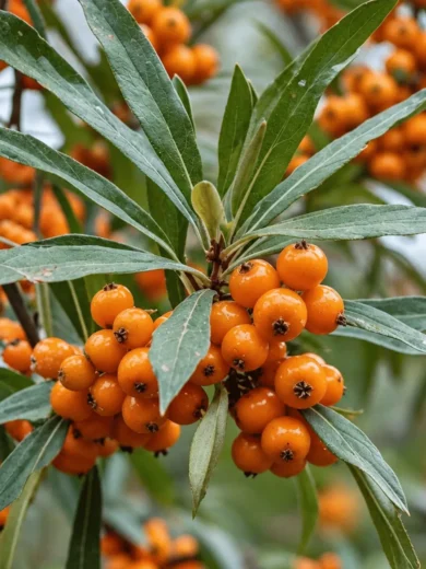 Argousier (Elaeagnus rhamnoides) Graines