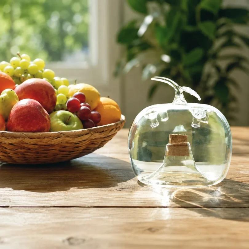 Attrape-mouches en verre (Pomme)