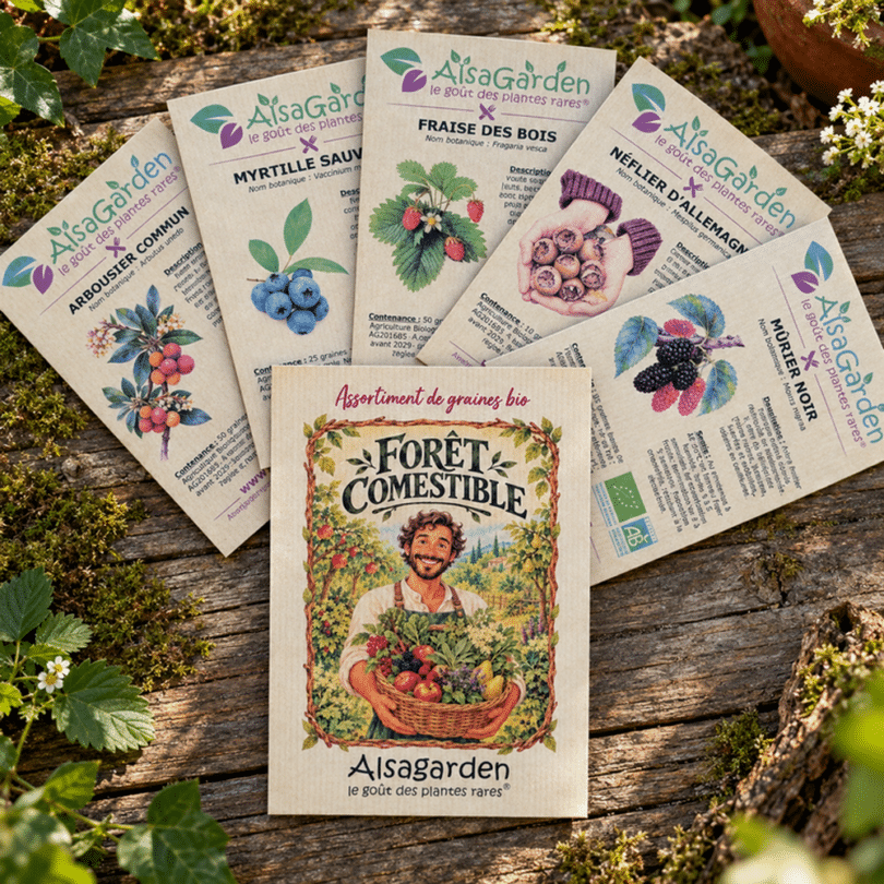 Assortiment Forêt comestible (5 Variétés de graines BIO)