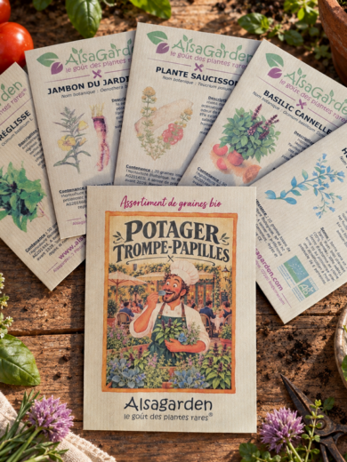 Assortiment Potager Trompe-papilles (5 Variétés de graines BIO)