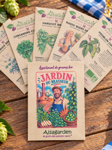 Assortiment Jardin du Brasseur (5 Variétés de graines BIO)